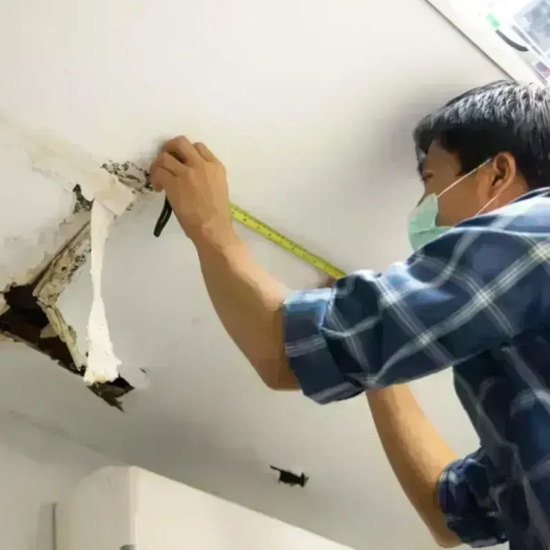 Ceiling And Wall Water Damage in Yakutat City and Borough, AK